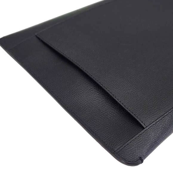 PRISTINE SENREVE TABLET LAPTOP ENVELOPE SLEEVE IN NOIR LEOPARD HAIRCALF BAG - Picture 7 of 9